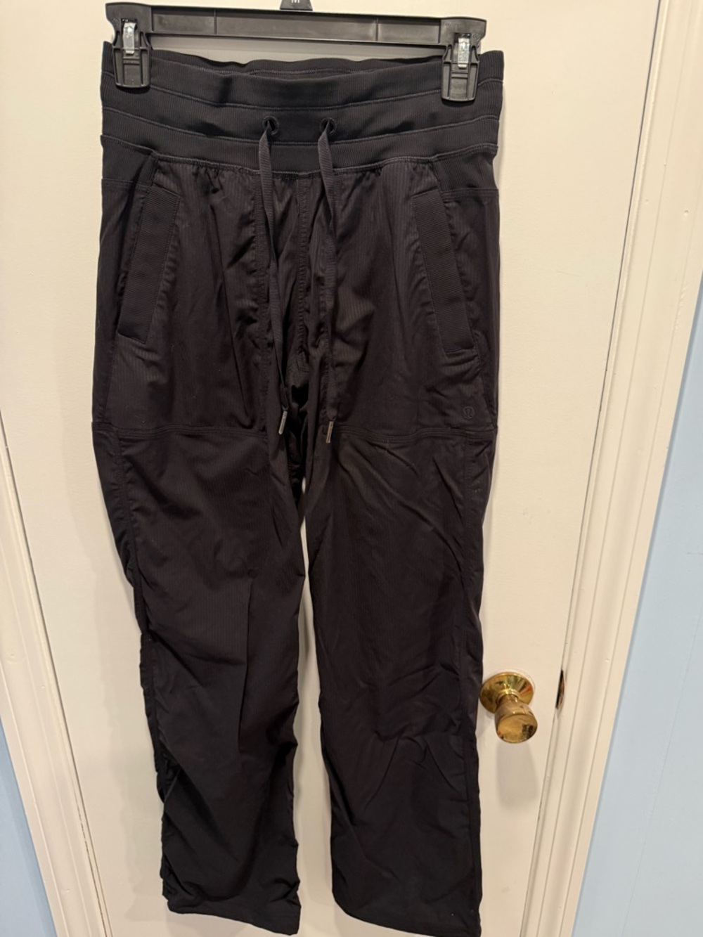 Lululemon Black Joggers Size 4 Athletic Pants Drawstring
